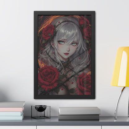Turquoise - Ephemeral Love Framed Poster - Fated Art Print