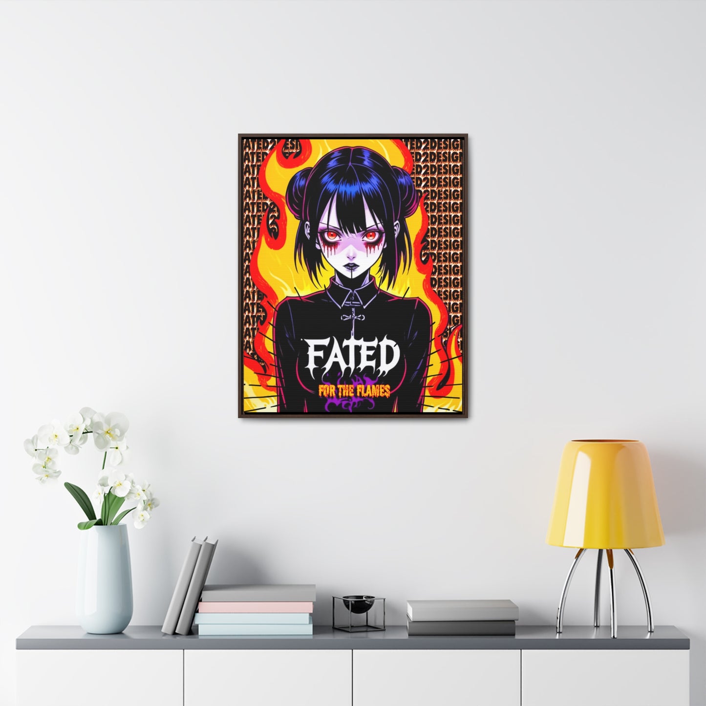 Fated For The Flames Framed Wall Art