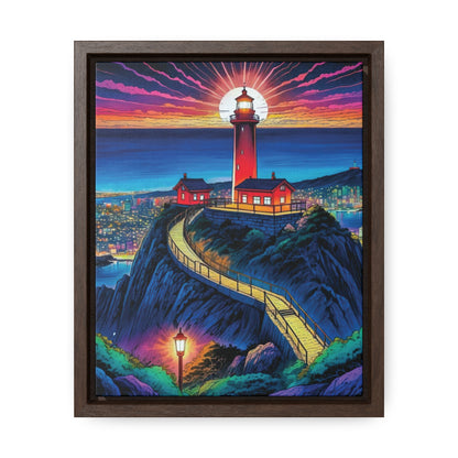 The Cliff Lighthouse 2 - Framed Wall Art