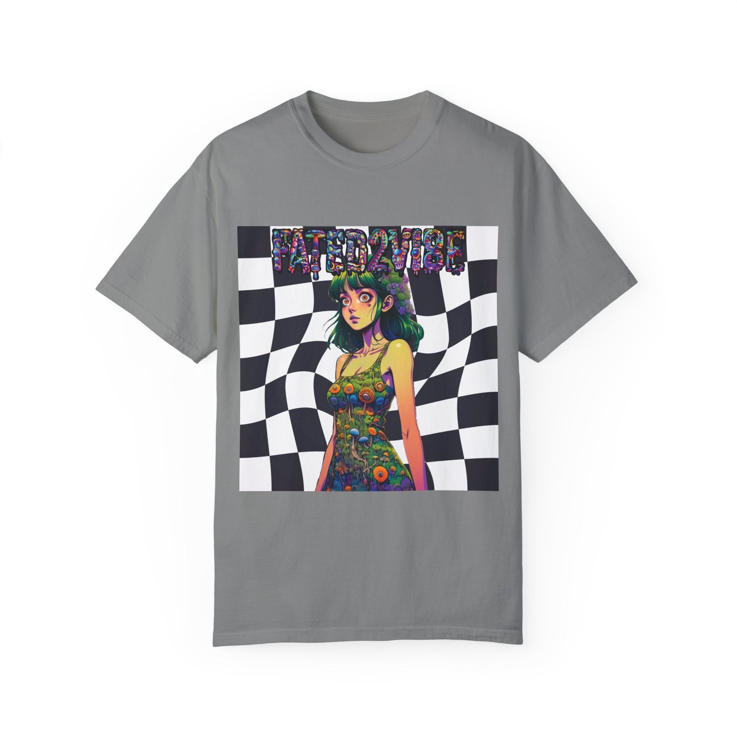 Fated2VIBE Checkered Print V2 - Unisex T-shirt