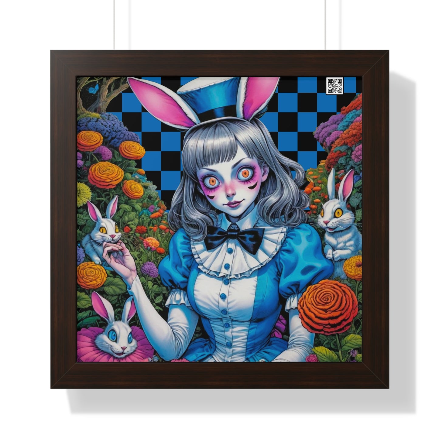 Alice Daydream V2 - Framed Vertical Poster