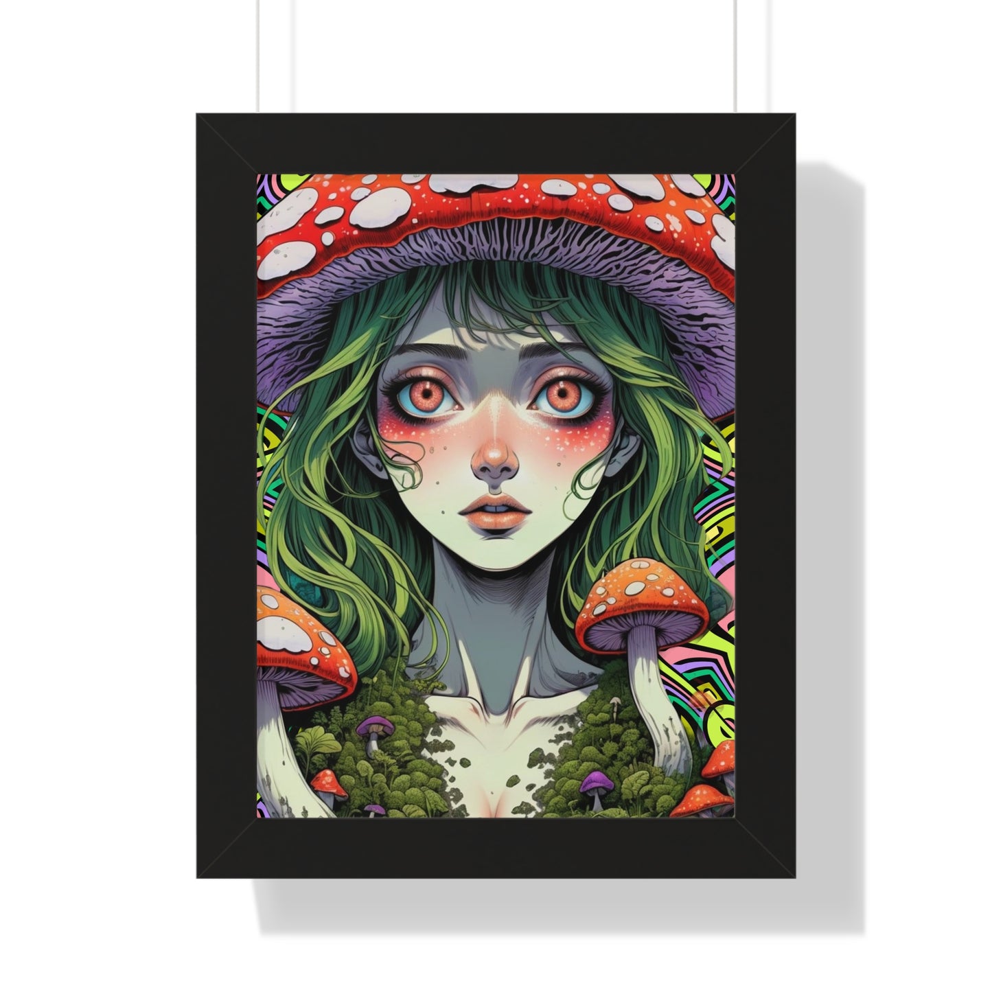One With Nature - Framed Vertical Poster
