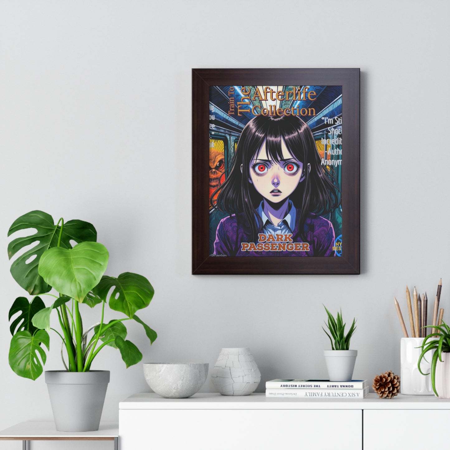 Train To The Afterlife B4 Framed Vertical Poster