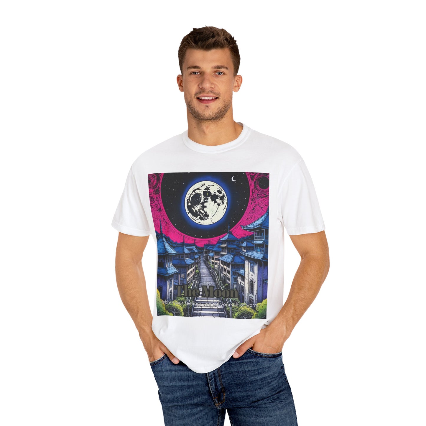 The Moon Major Arcana - Poster - Unisex T-shirt