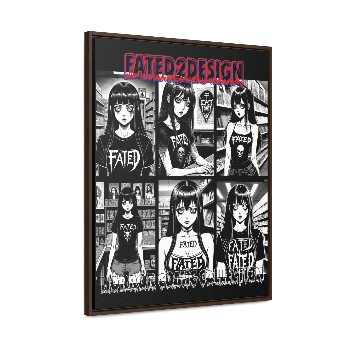 Horror Comic Collection Framed Wall Art