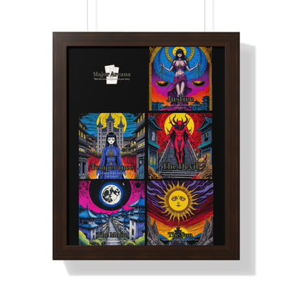 Major Arcana 3 of 4 Framed Vertical Poster