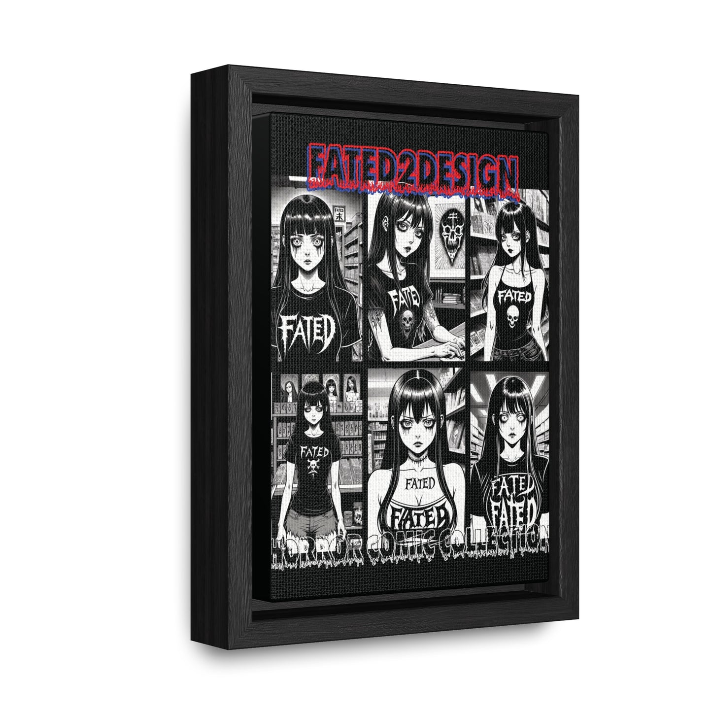 Horror Comic Collection Framed Wall Art