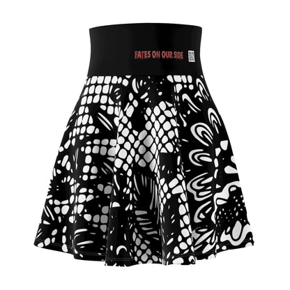 Split V2 Flower Lace Fated MC Alice Women's Skater Skirt