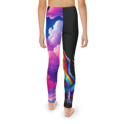 The Nova Dragon V2 Split - Fate and Magic - Youth Full-Length Leggings