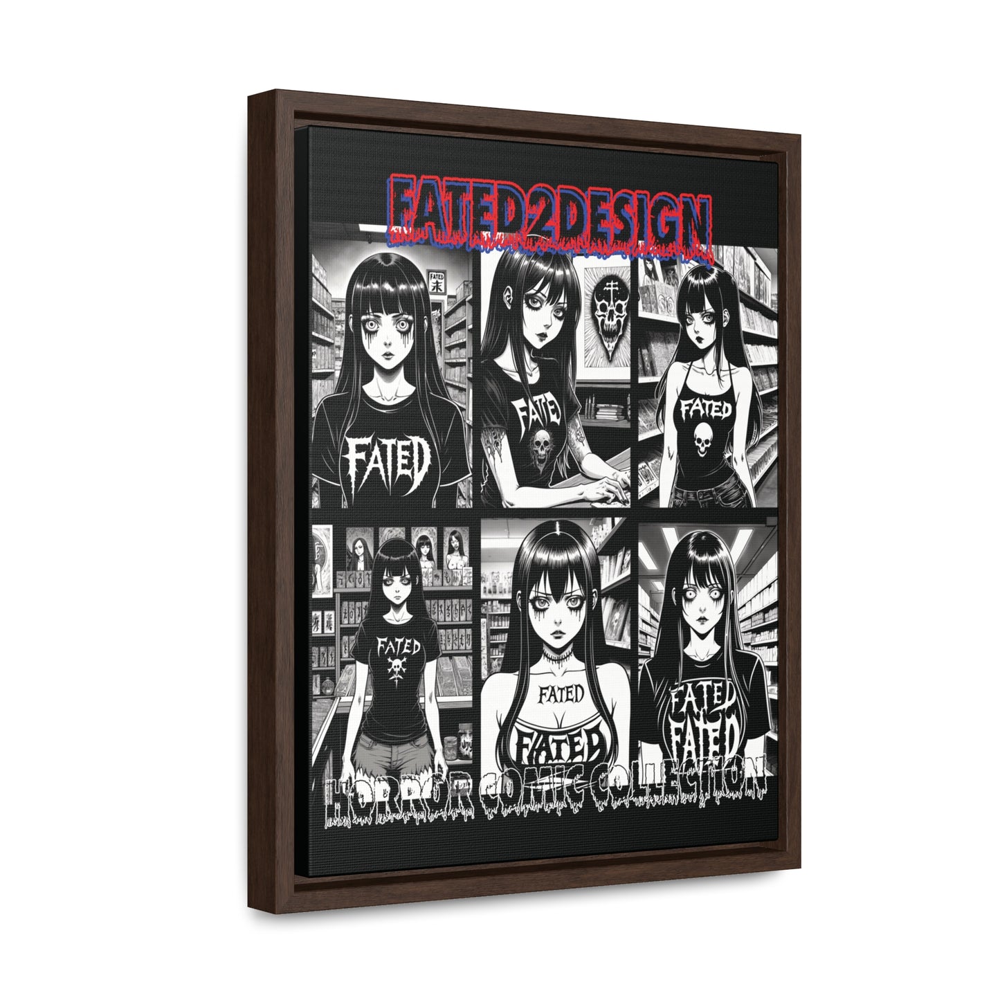 Horror Comic Collection Framed Wall Art