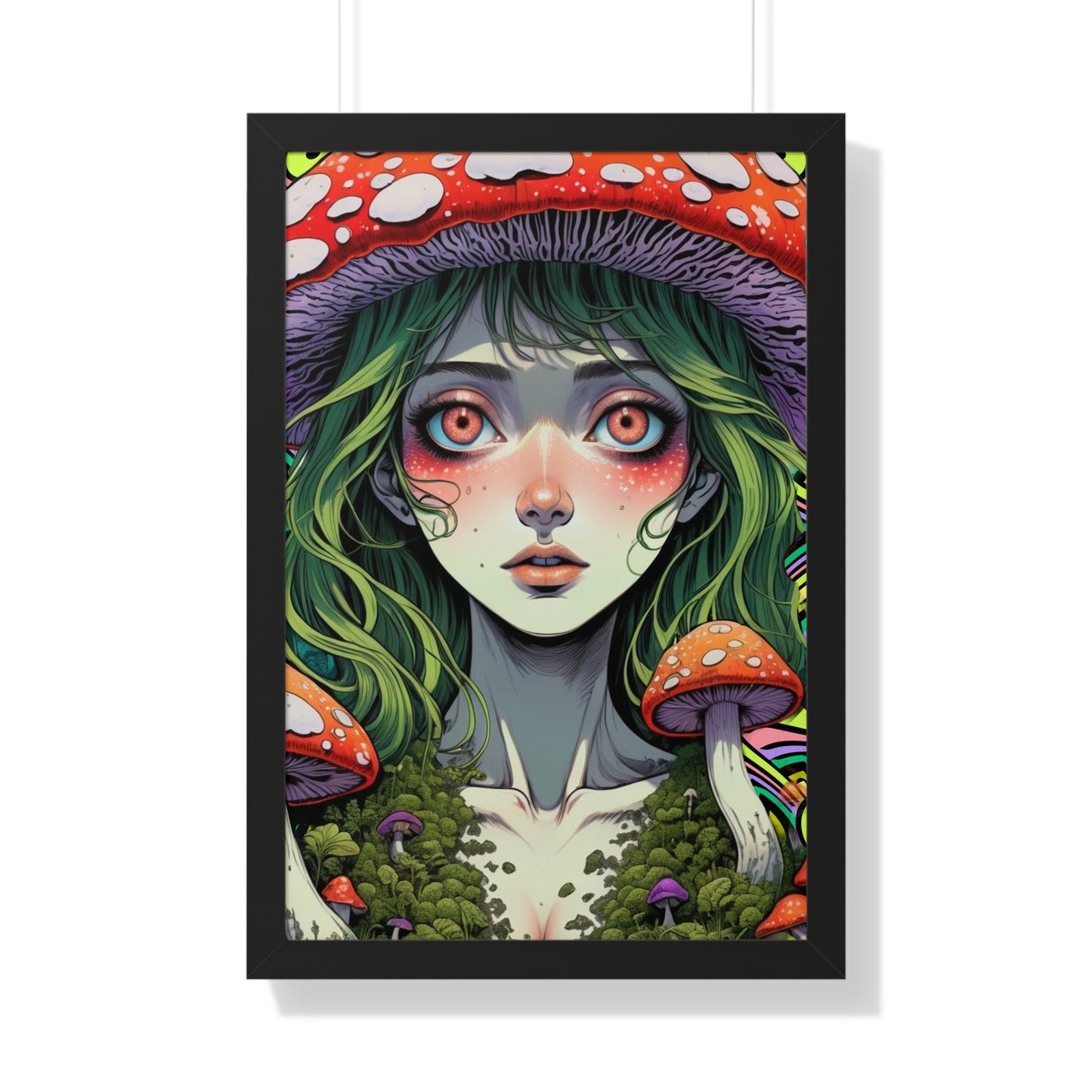 One With Nature - Framed Vertical Poster