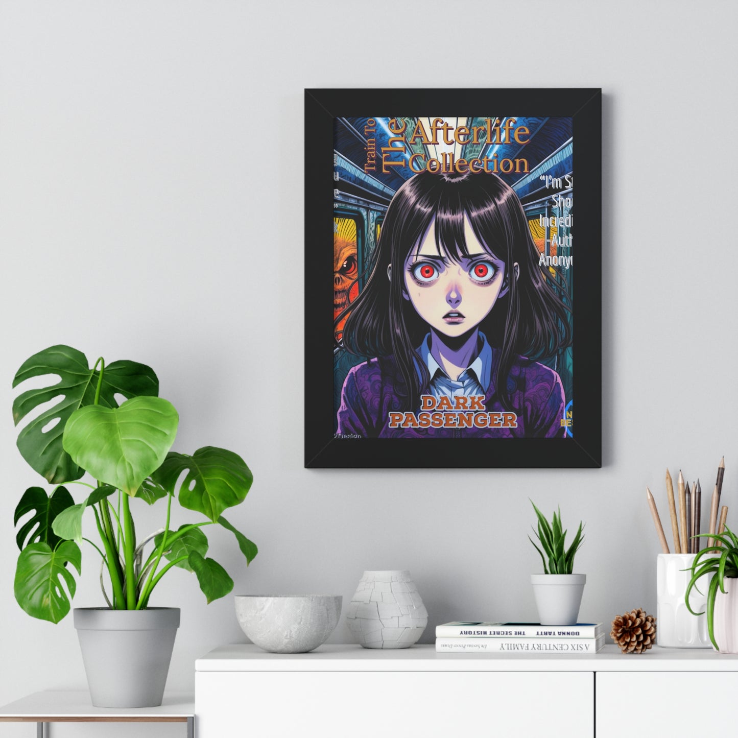 Train To The Afterlife B4 Framed Vertical Poster