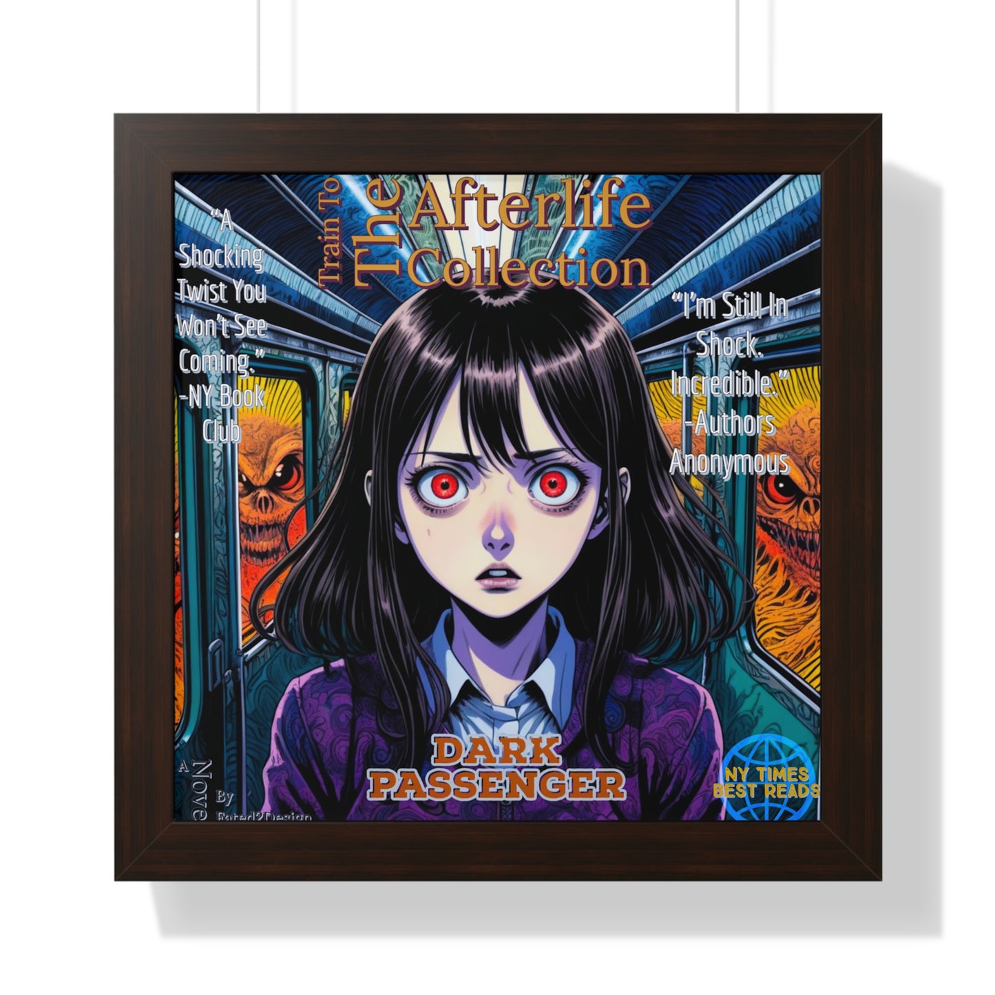 Train To The Afterlife B4 Framed Vertical Poster