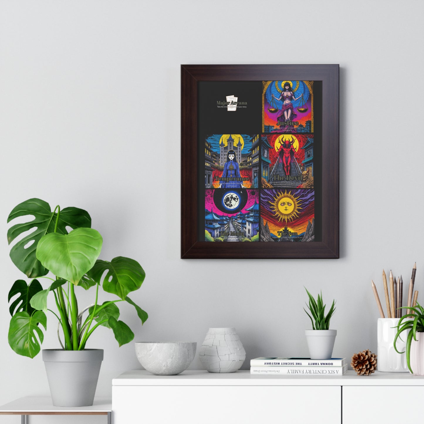 Major Arcana 3 of 4 Framed Vertical Poster
