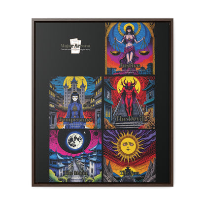 Major Arcana 3 of 4 - Framed Wall Art