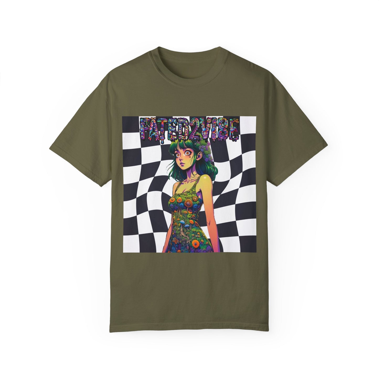 Fated2VIBE Checkered Print V2 - Unisex T-shirt
