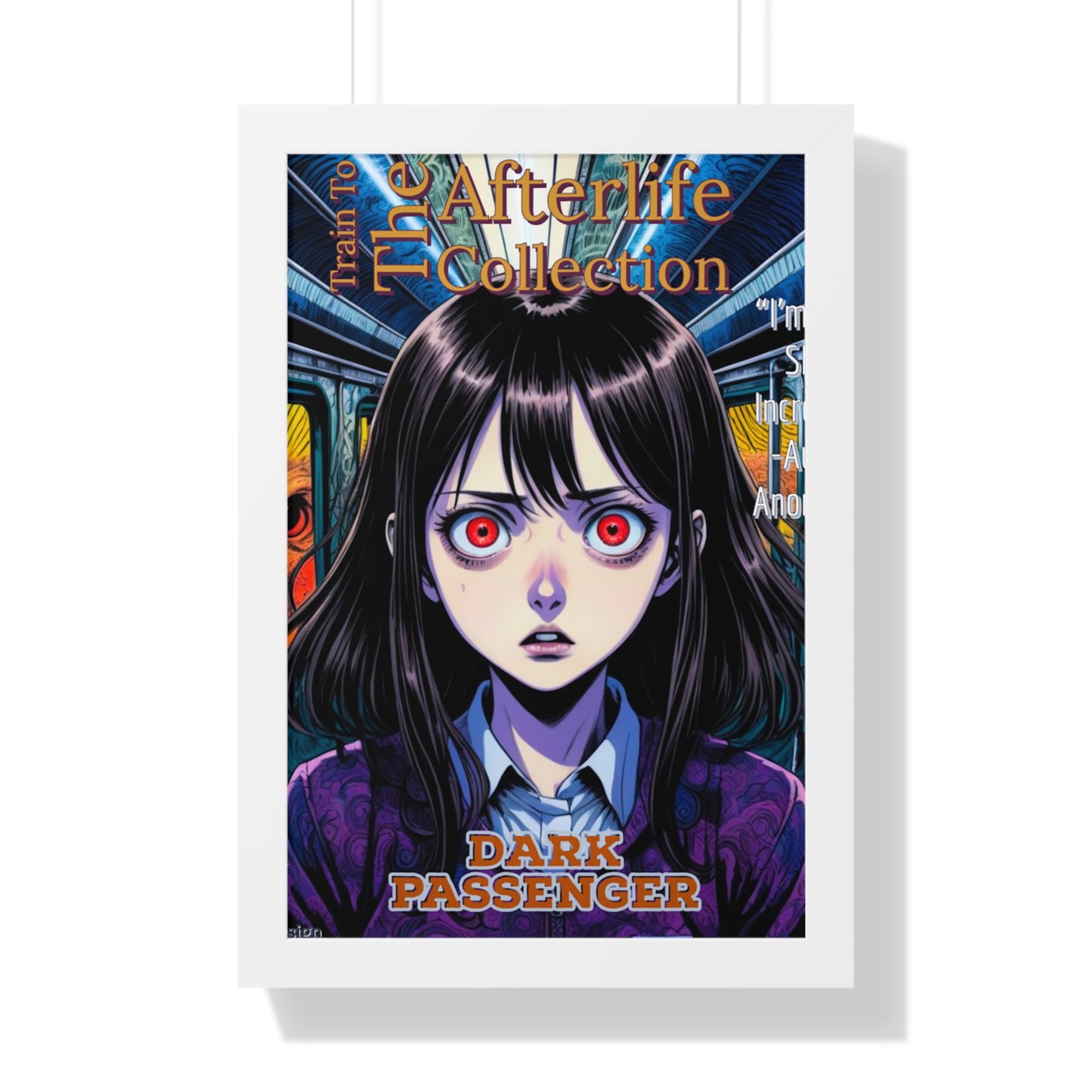 Train To The Afterlife B4 Framed Vertical Poster