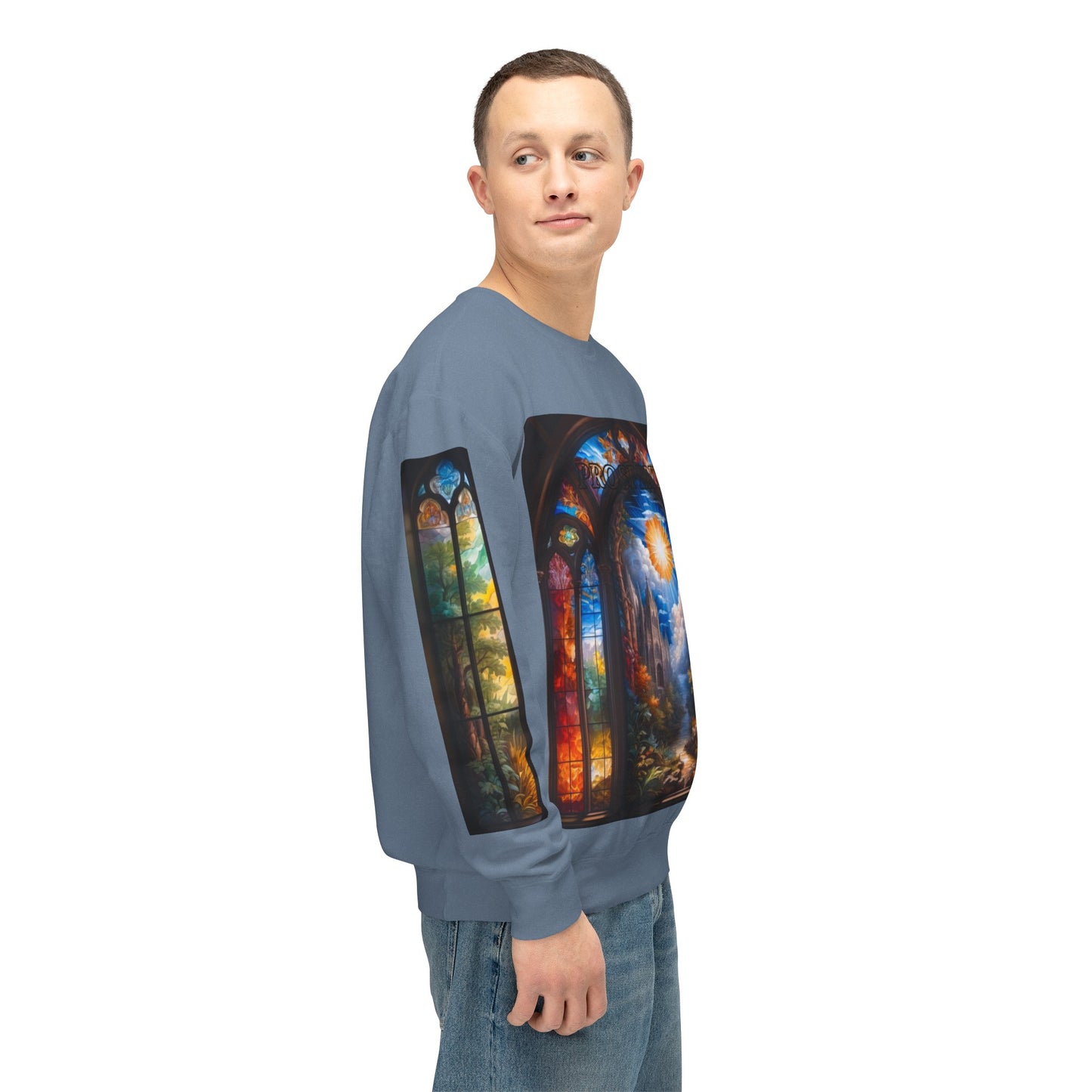 Prosperity - Divine Tragedy - Unisex Lightweight Crewneck Sweatshirt