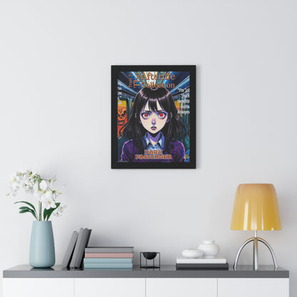 Train To The Afterlife B4 Framed Vertical Poster