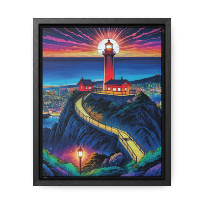 The Cliff Lighthouse 2 - Framed Wall Art