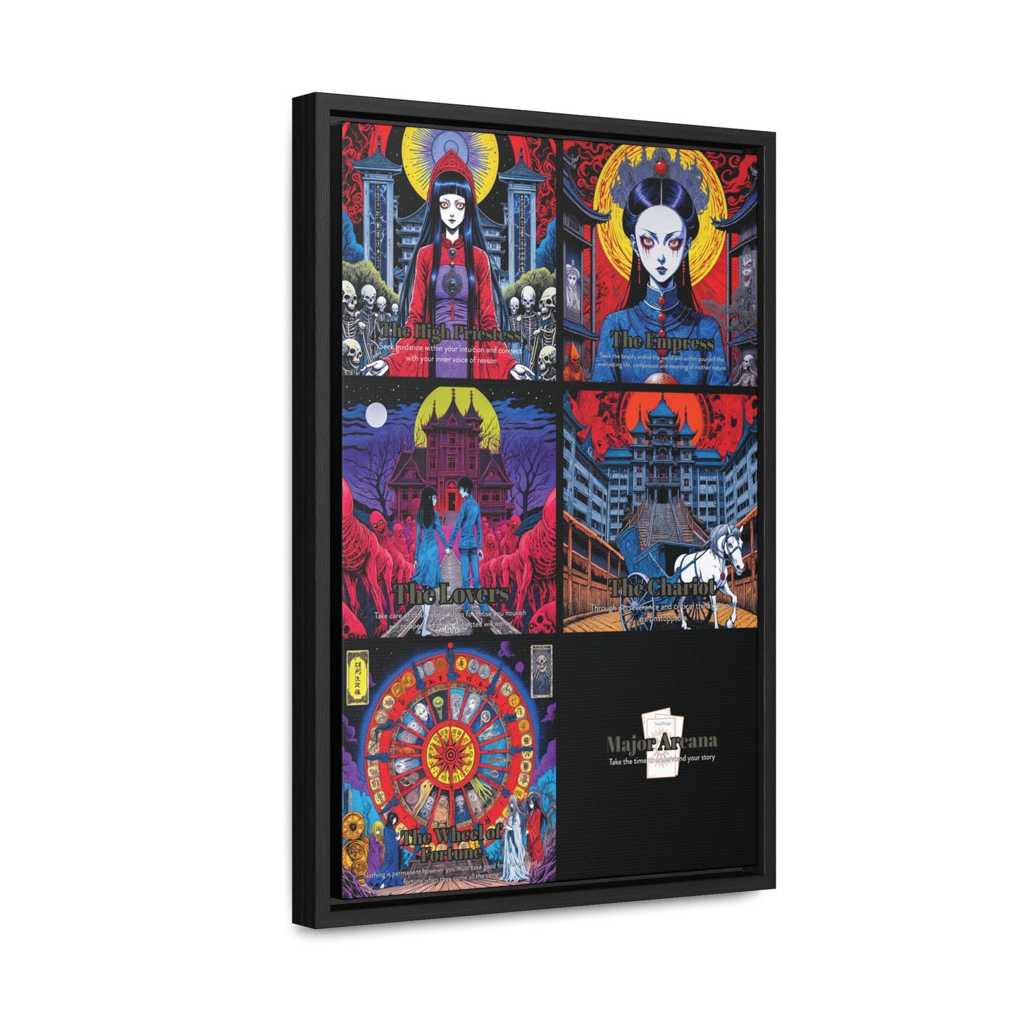 Major Arcana 2 of 4 - Framed Wall Art