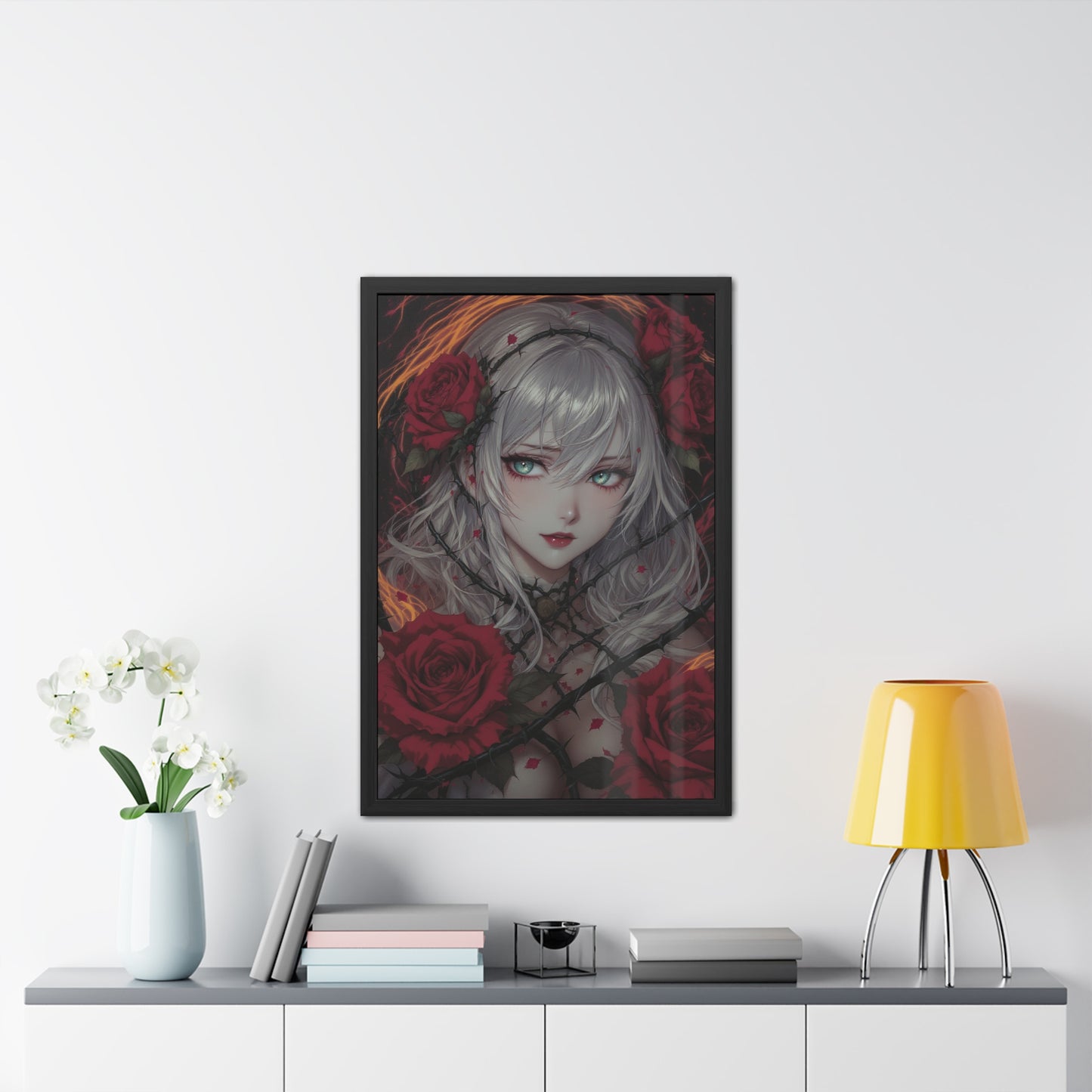 Turquoise - Ephemeral Love Framed Poster - Fated Art Print
