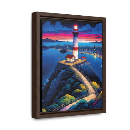 The Cliff Lighthouse 6 - Framed Wall Art