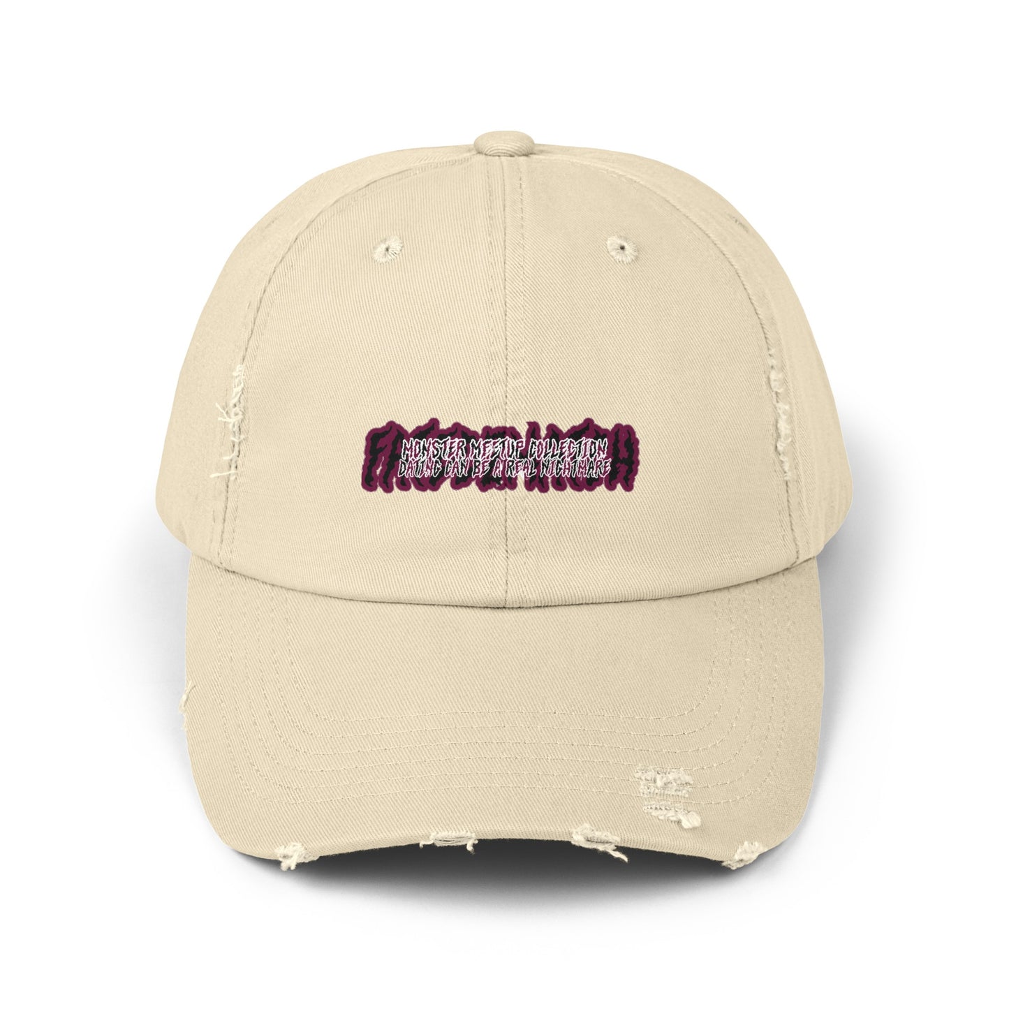 Monster Meetup Hat - Unisex Distressed Cap