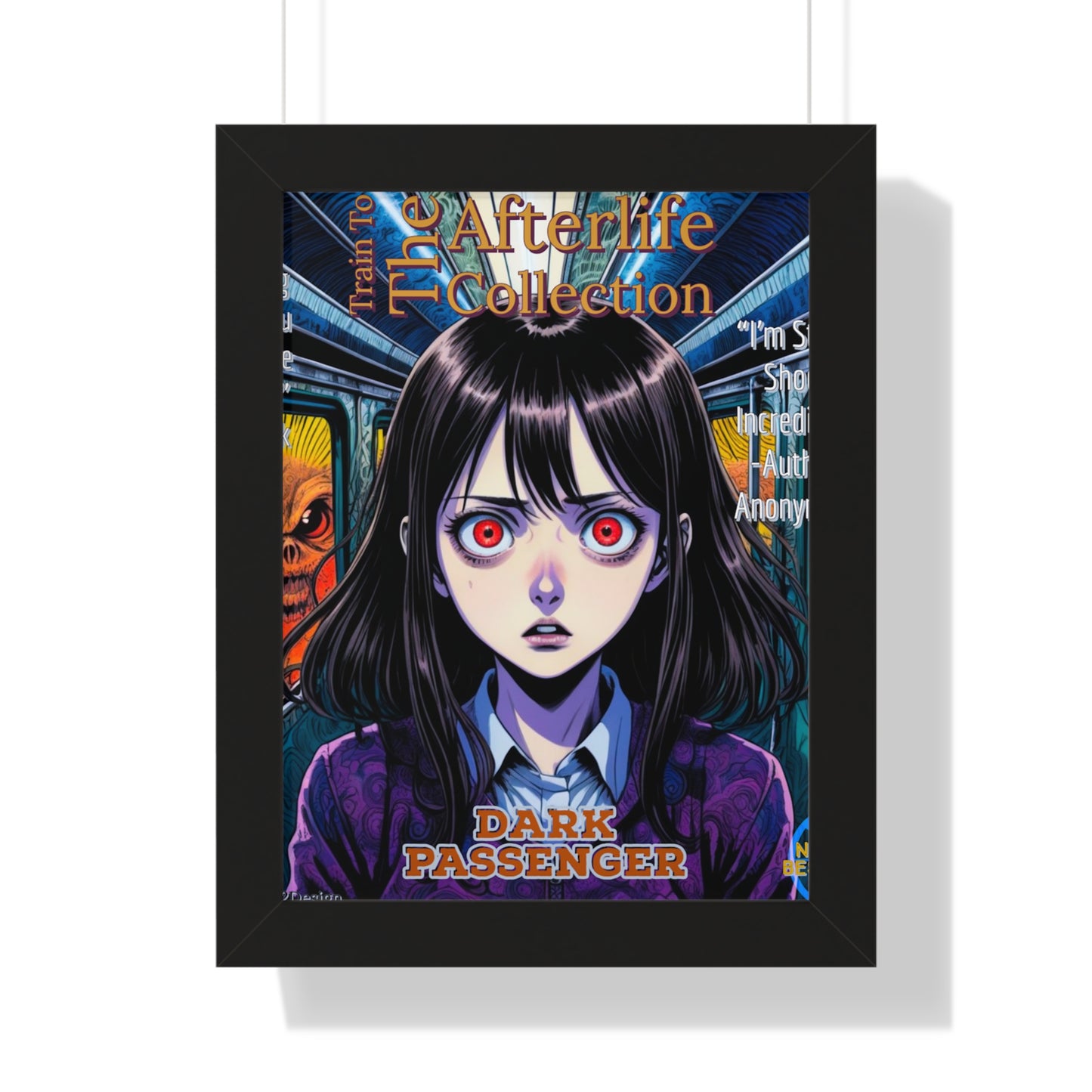 Train To The Afterlife B4 Framed Vertical Poster