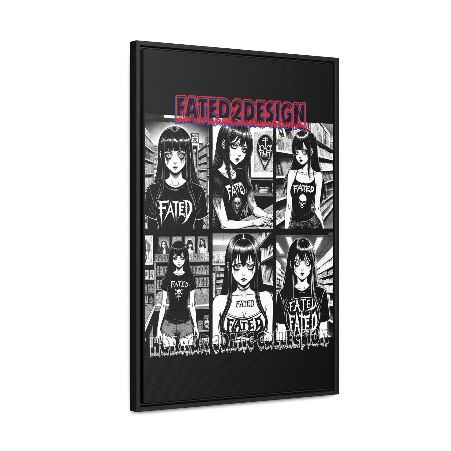 Horror Comic Collection Framed Wall Art
