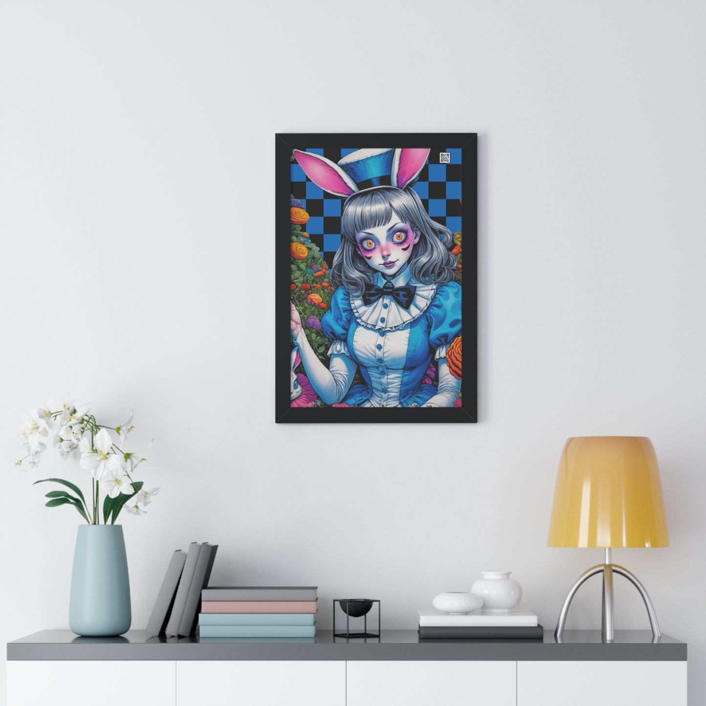 Alice Daydream V2 - Framed Vertical Poster