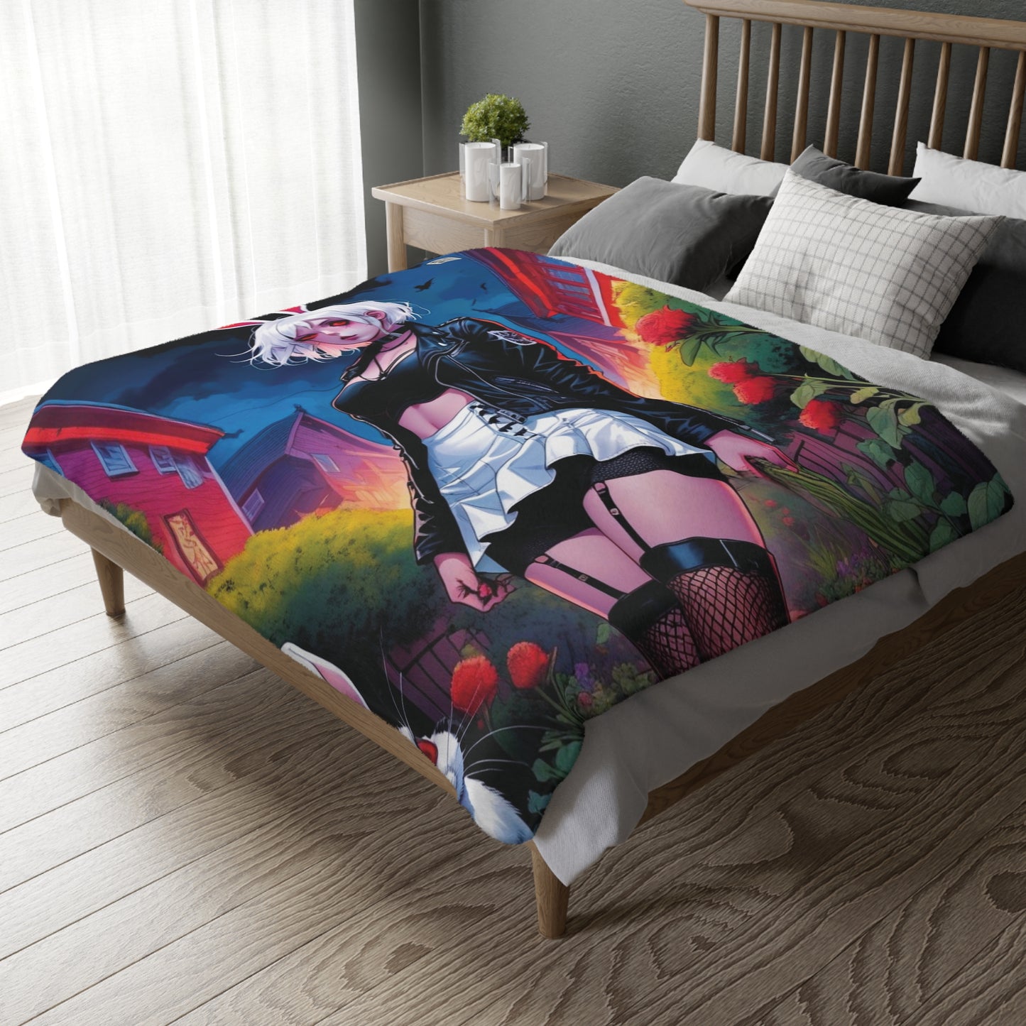 Far Out The Hare - Daydream - Double Sided Print Artwork Microfiber Blanket