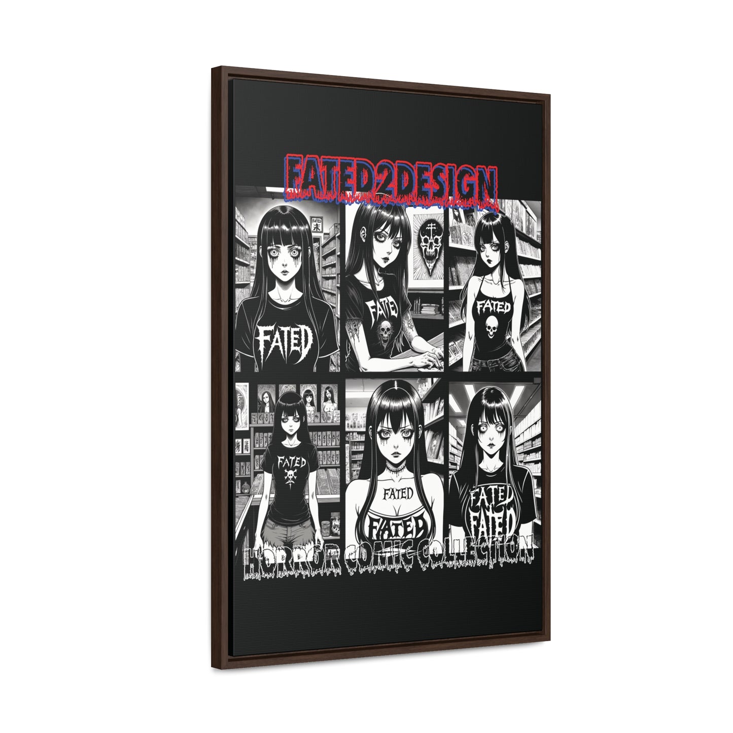 Horror Comic Collection Framed Wall Art