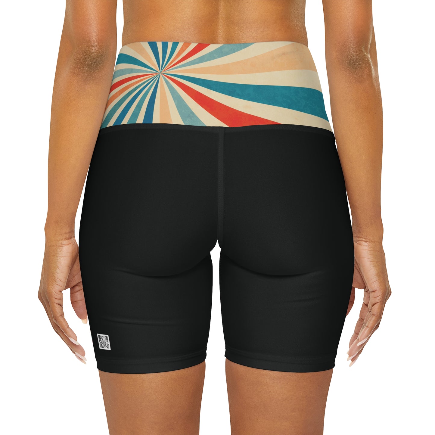 Spiral - Daydream Alice High Waisted Yoga Shorts