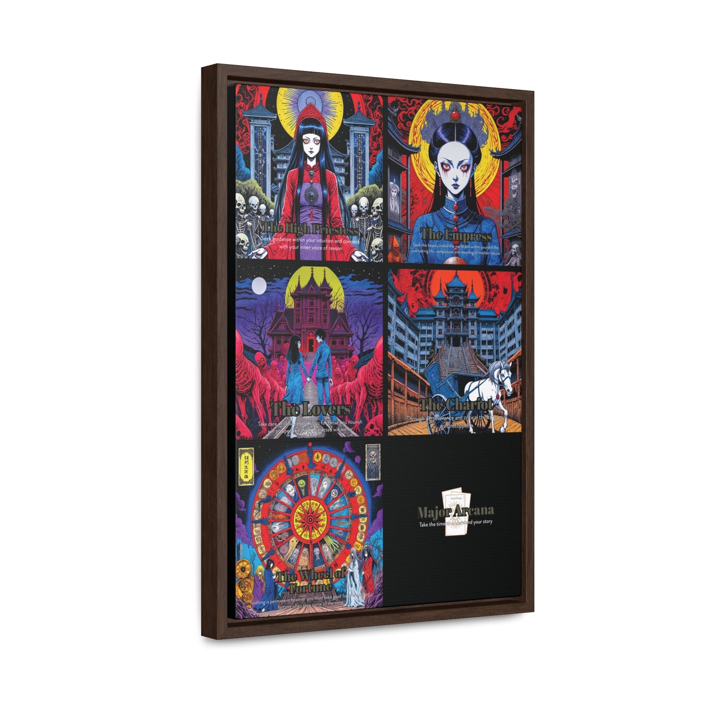 Major Arcana 2 of 4 - Framed Wall Art