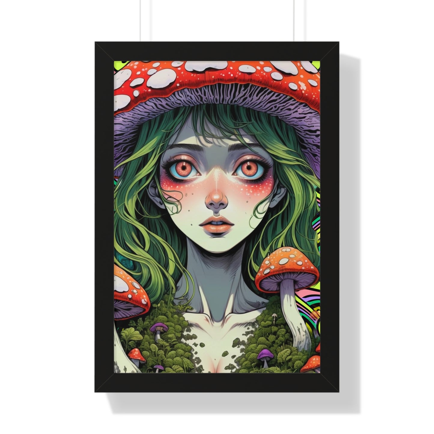 One With Nature - Framed Vertical Poster