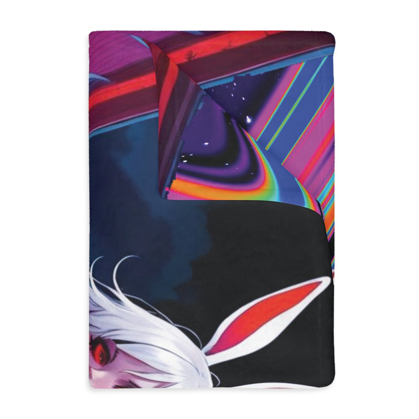 Far Out The Hare - Daydream - Double Sided Print Artwork Microfiber Blanket