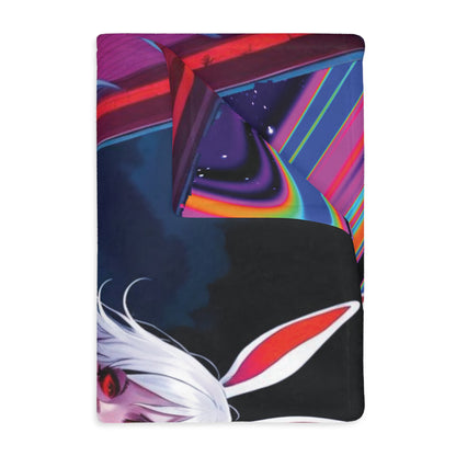 Far Out The Hare - Daydream - Double Sided Print Artwork Microfiber Blanket