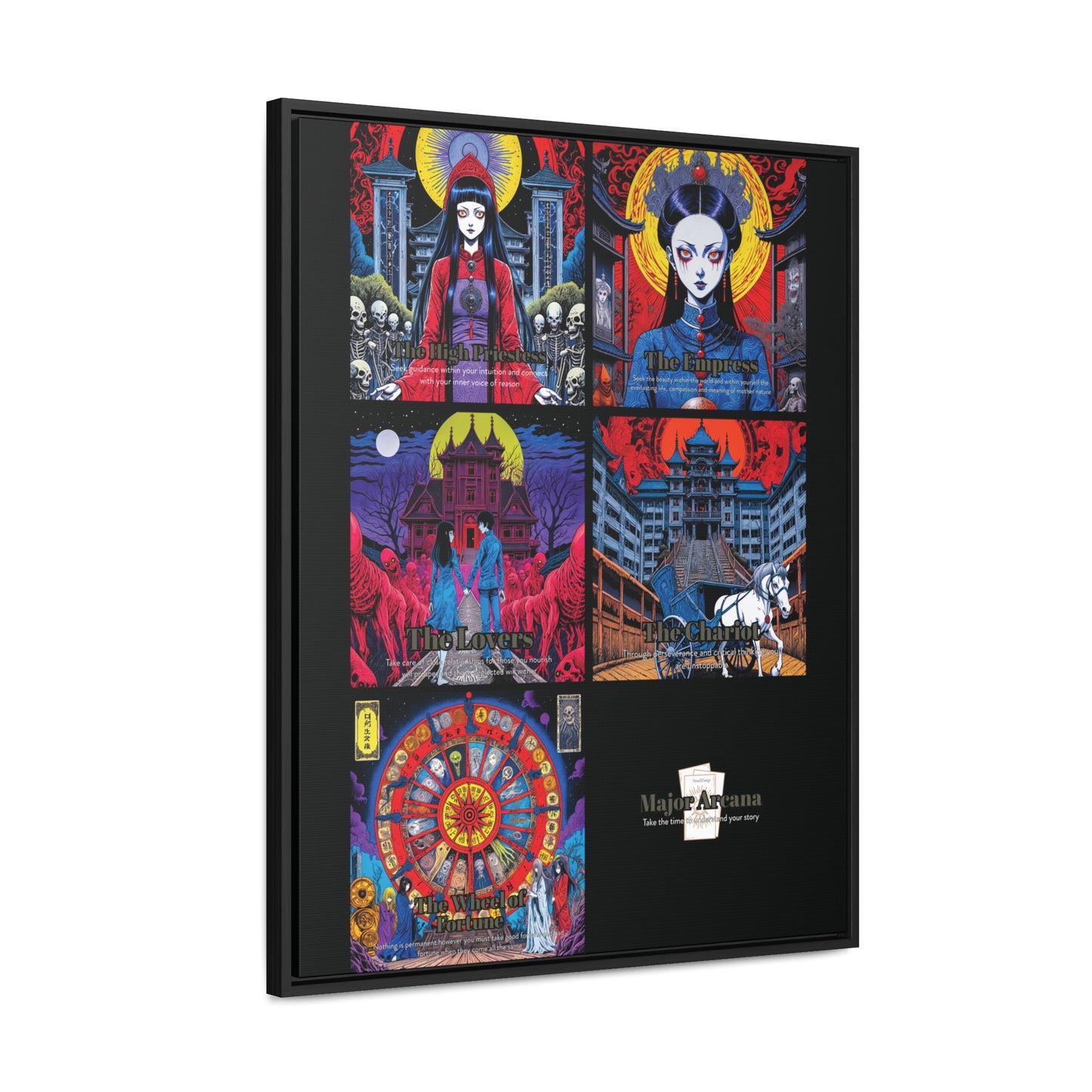 Major Arcana 2 of 4 - Framed Wall Art