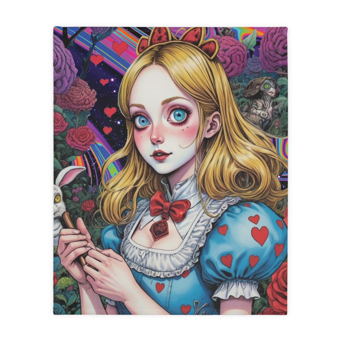 Far Out Alice - Daydream - Double Sided Print Artwork Microfiber Blanket