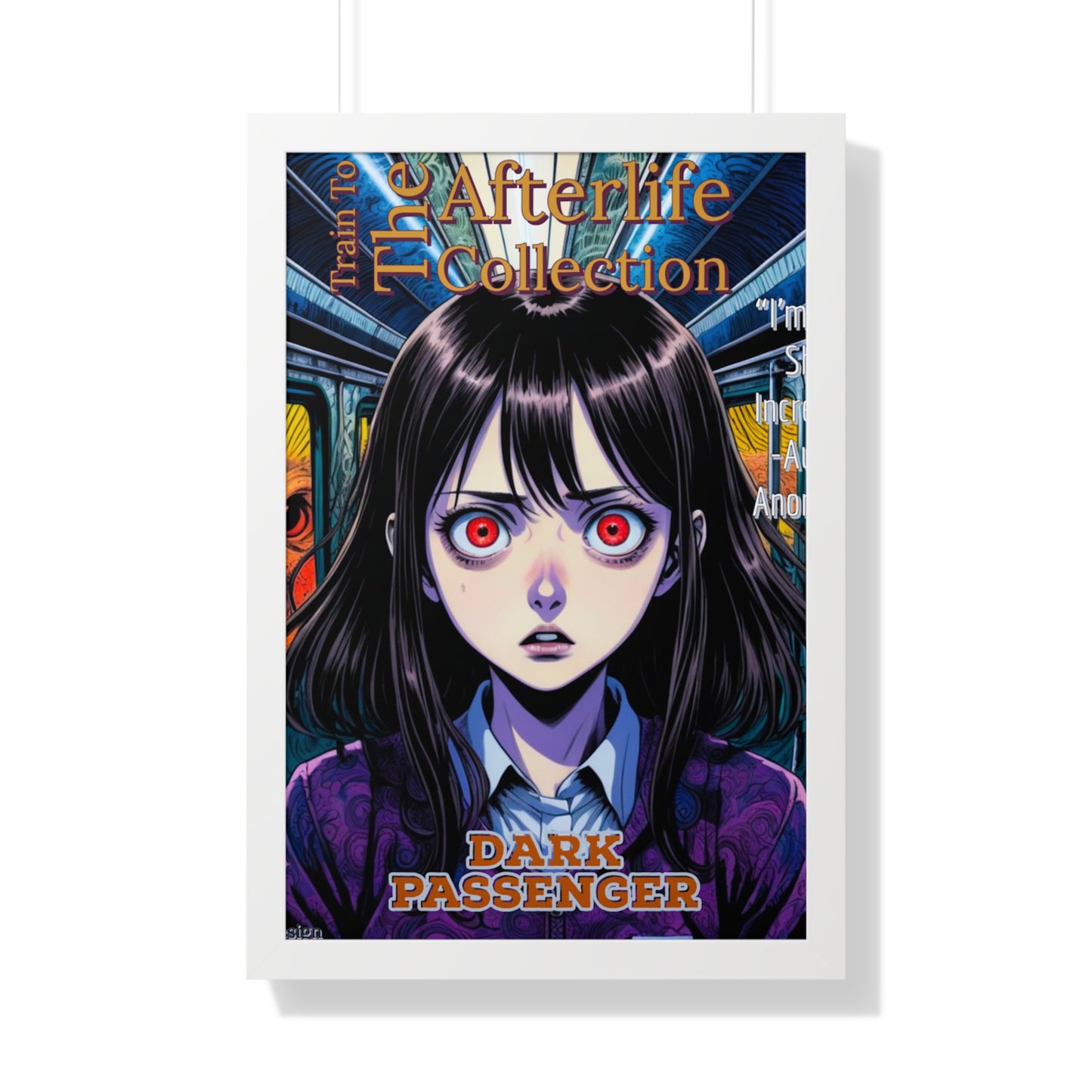 Train To The Afterlife B4 Framed Vertical Poster
