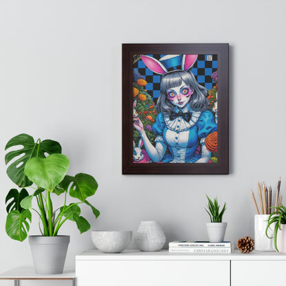 Alice Daydream V2 - Framed Vertical Poster