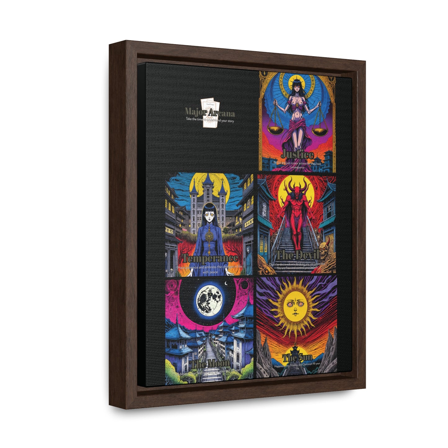 Major Arcana 3 of 4 - Framed Wall Art