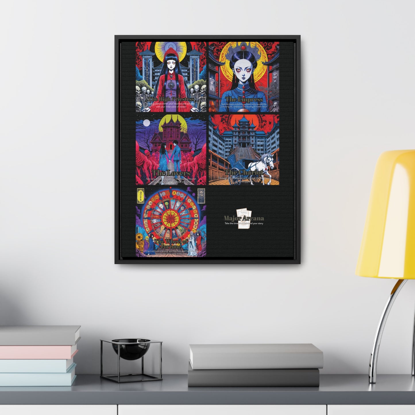 Major Arcana 2 of 4 - Framed Wall Art