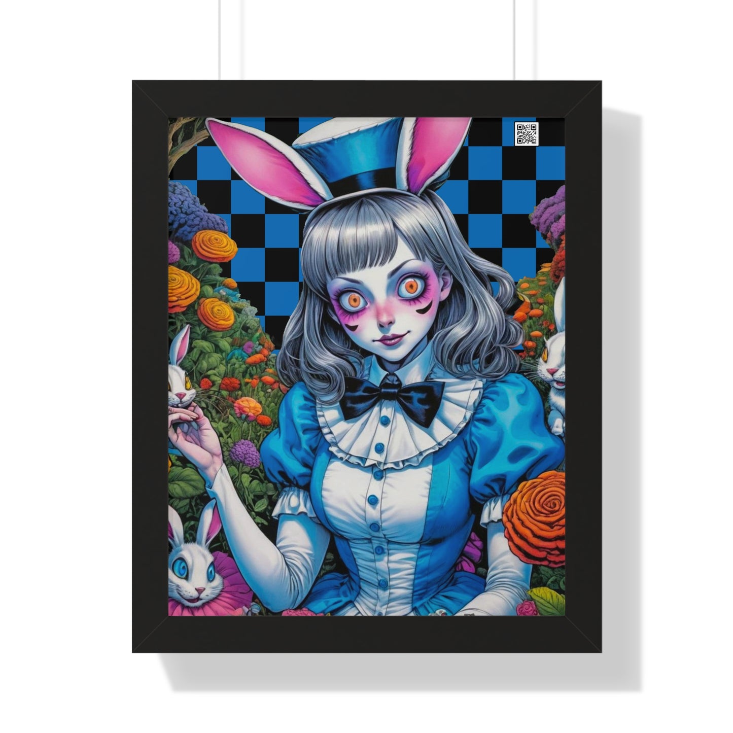 Alice Daydream V2 - Framed Vertical Poster