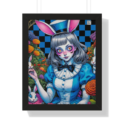 Alice Daydream V2 - Framed Vertical Poster