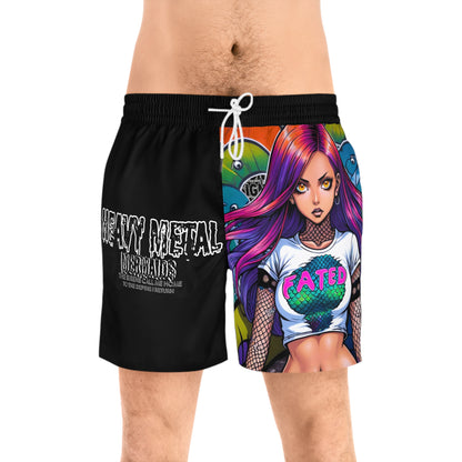 Heavy Metal Fated 4 - Men's Mid-Length Swim Shorts