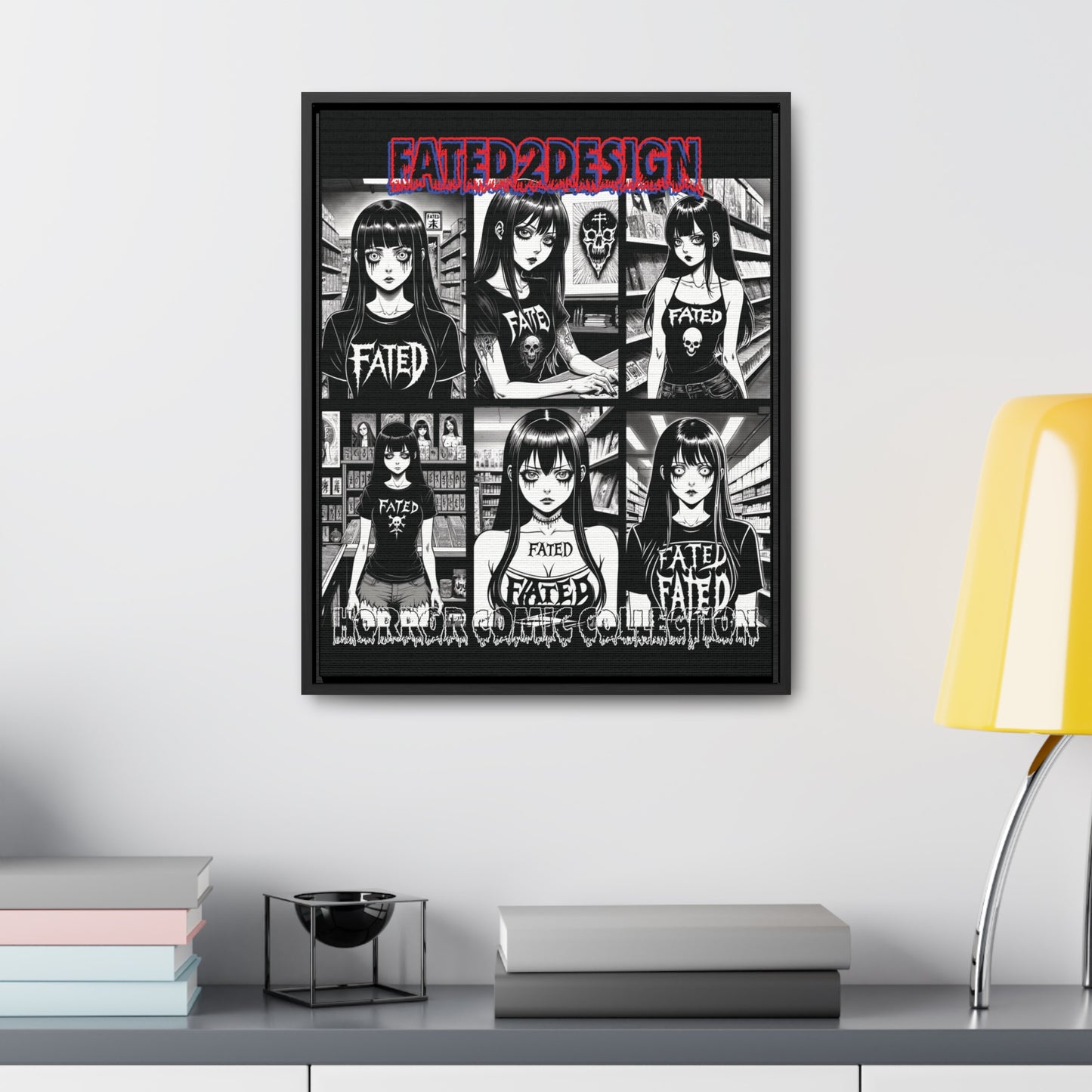 Horror Comic Collection Framed Wall Art