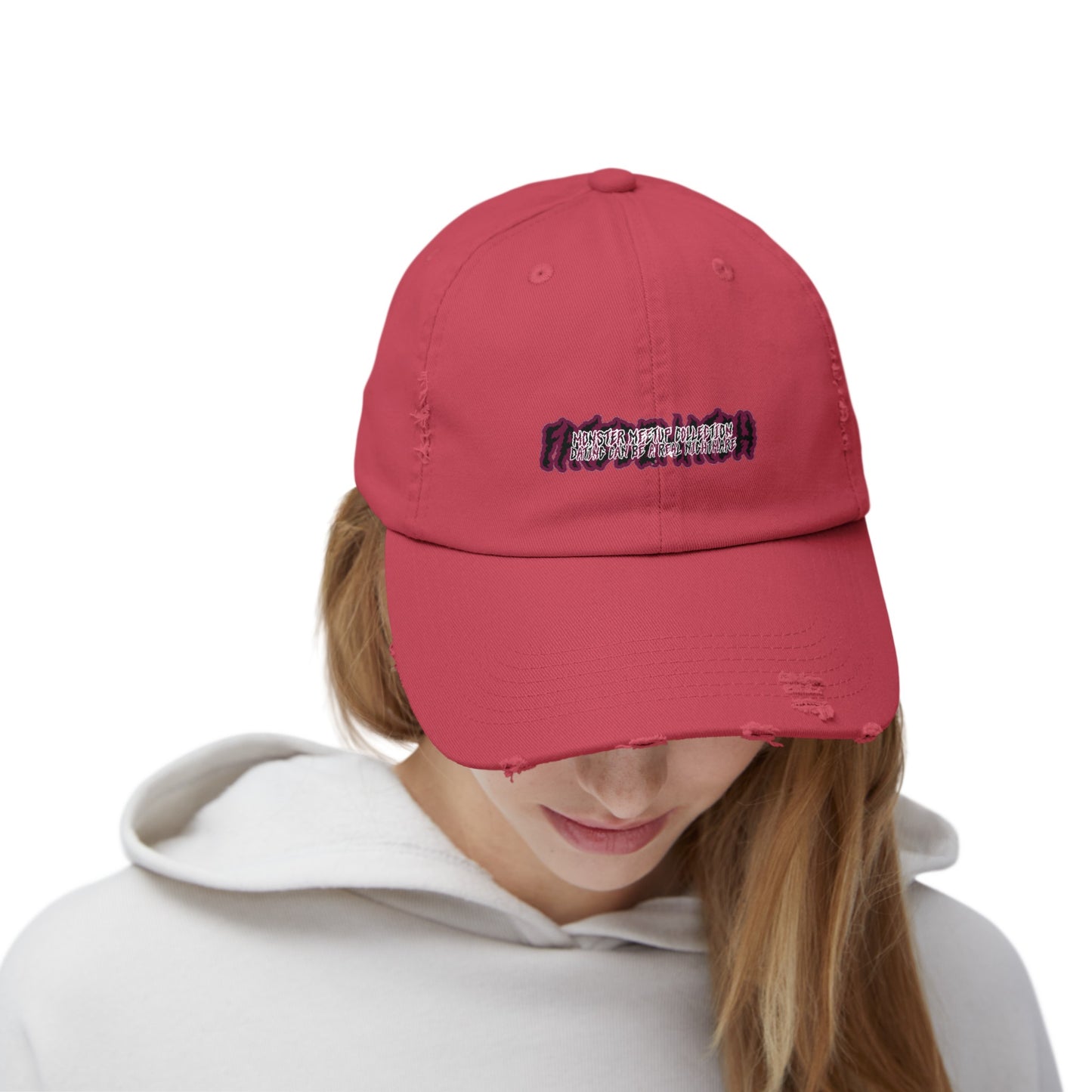 Monster Meetup Hat - Unisex Distressed Cap