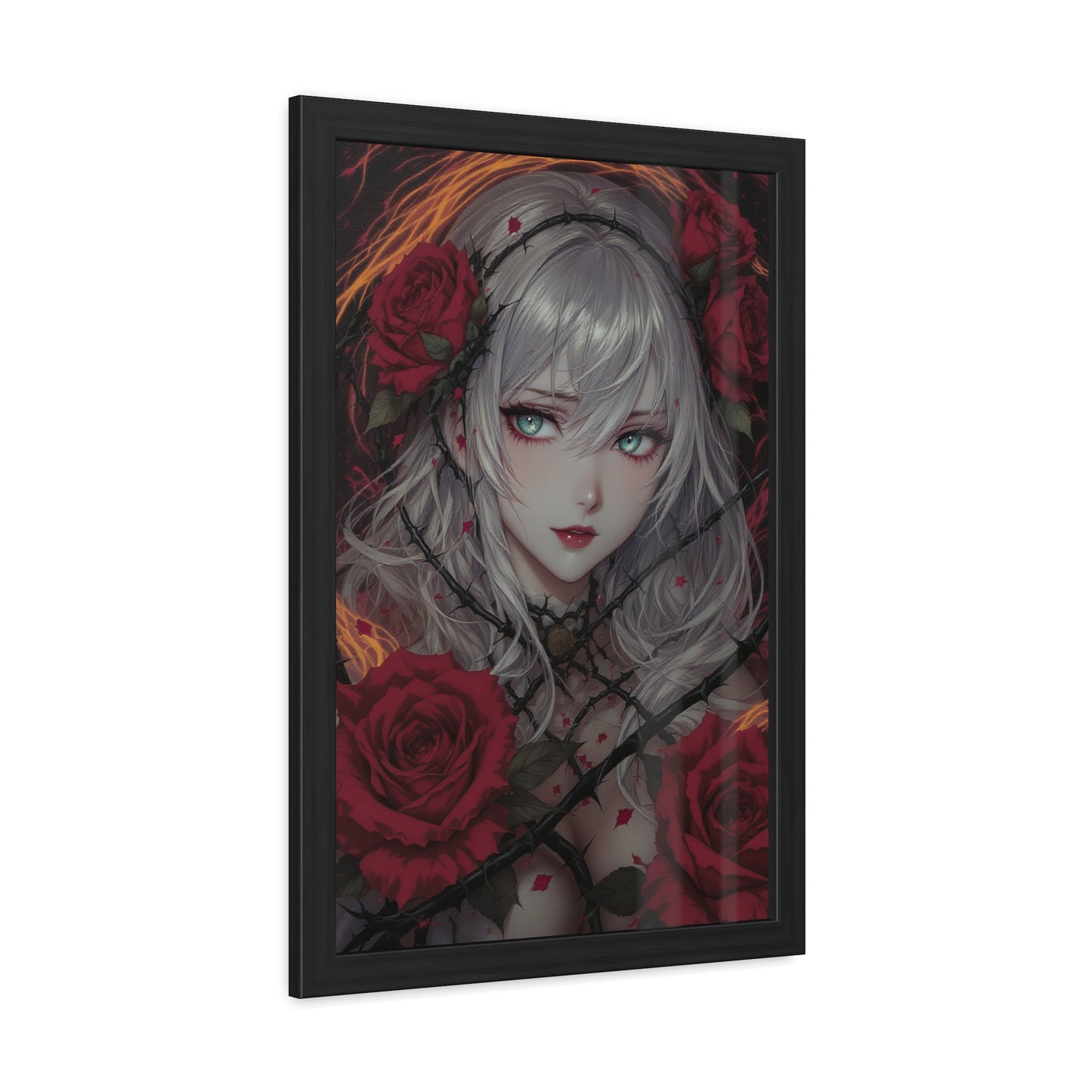 Turquoise - Ephemeral Love Framed Poster - Fated Art Print